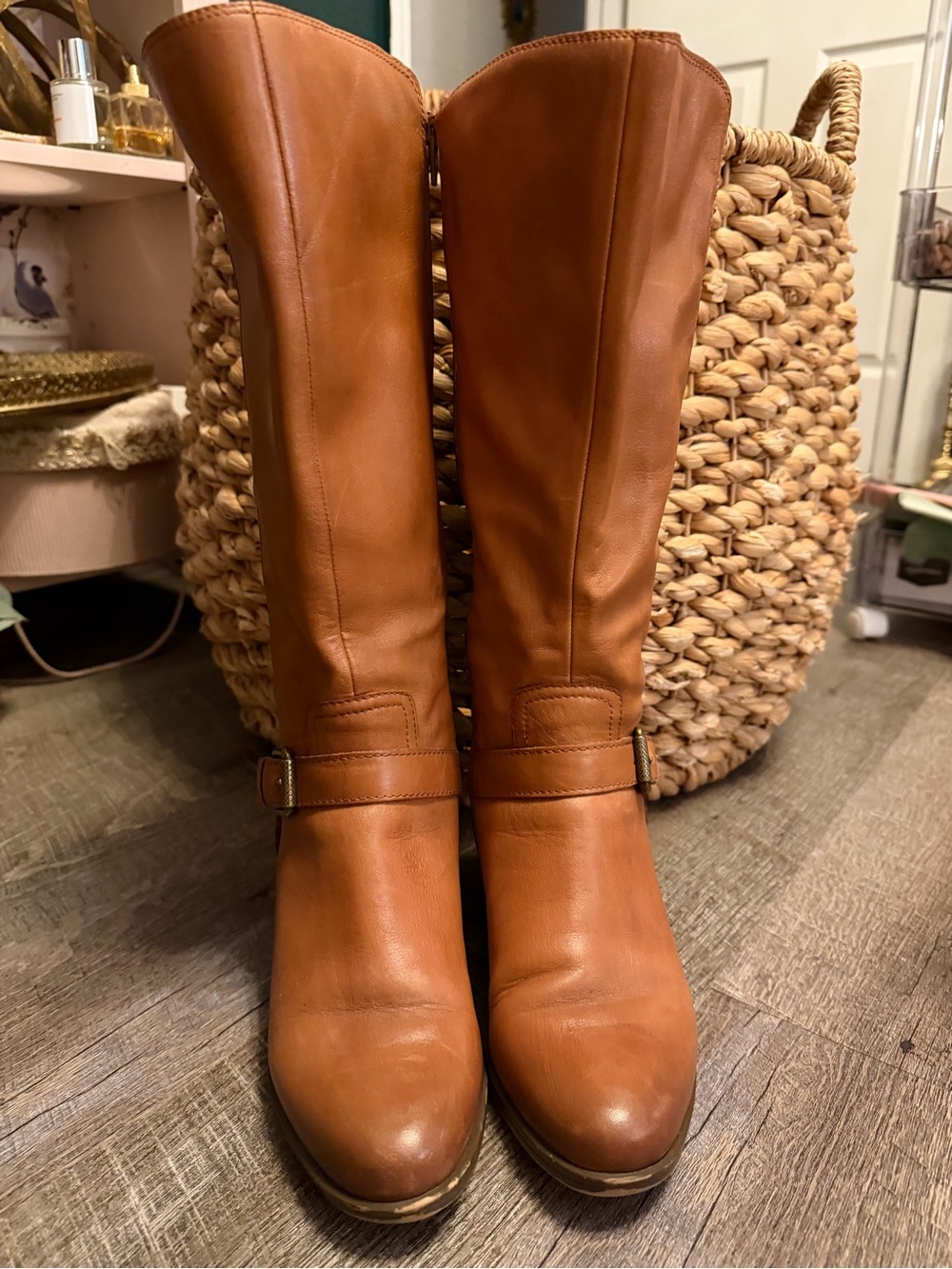 Naturalizer Dalton Tall Riding Boots | Leather | Wide Calf | Size 7 | EUC